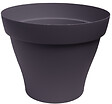 POETIC - Pot rond Roméo 30 gris anthracite - vignette