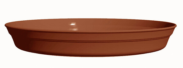 POETIC - Soucoupe en polypropylène FLOROSTA - Terre cuite - Diam.17cm - large