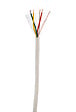 NEXANS - Câble portier 2 paires 0,6 mm² Ivoire à la coupe - vignette