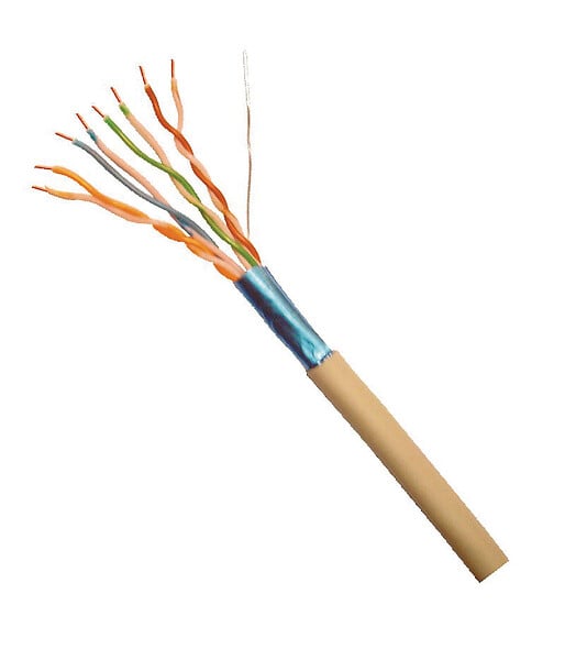 NEXANS - Câble informatique F-UTP de categorie 5E - large
