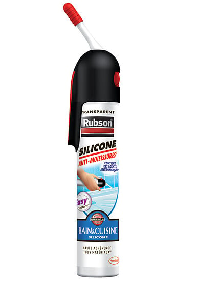 RUBSON - Mastic joint sanitaire 200ml transparent - large