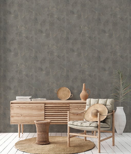 AS CREATION - Papier peint intissé Nala Capetown - Marron - L.1005xl.53cm - large