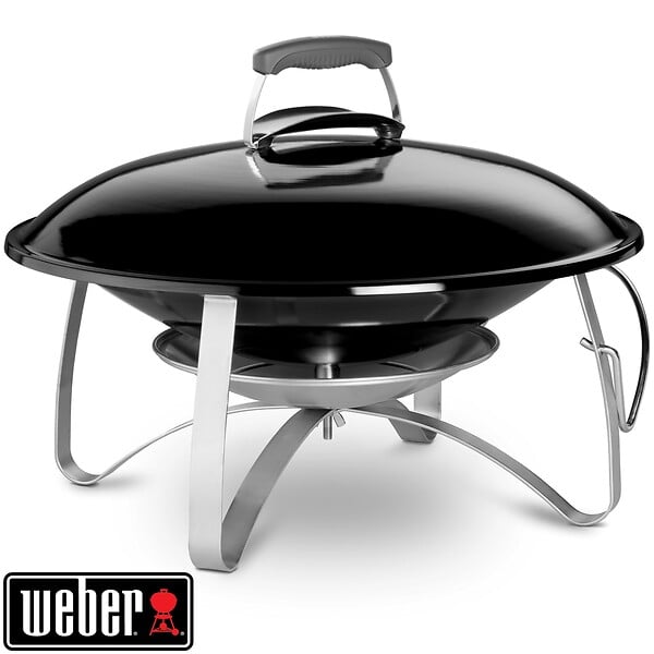 WEBER - Foyer de jardin - Acier émaillé - Cheminée mobile - large