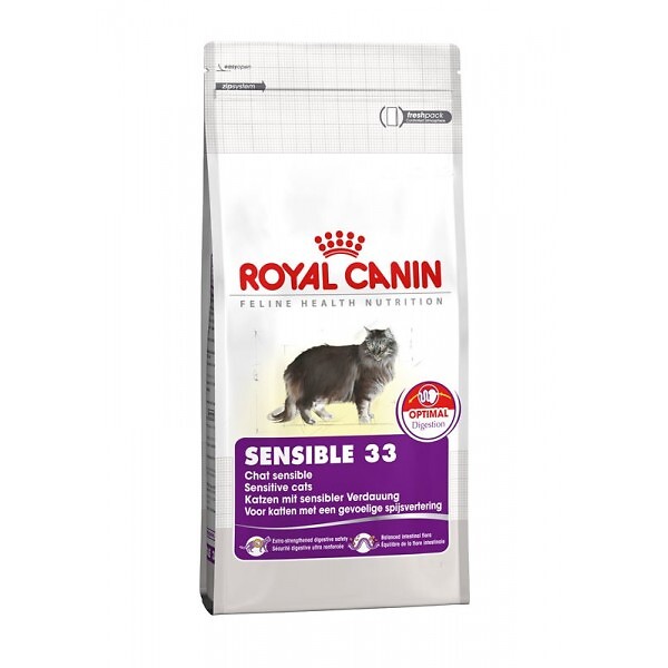 ROYAL CANIN - Croquettes chat SENSIBLE33 10kg - large
