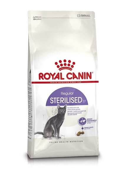 ROYAL CANIN - Croquettes pour chat stérilisé Sterilised 37 - 10kg - large