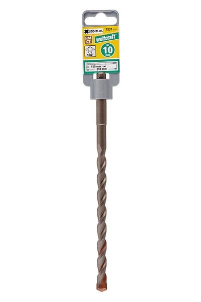 WOLFCRAFT - 1 Foret pour perforateur SDS+ D10.0x210mm - large
