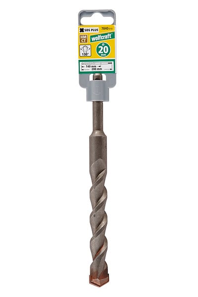 WOLFCRAFT - 1 Foret pour perforateur SDS+ D20.0x200mm - large