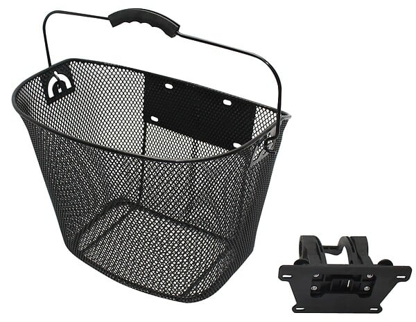 PERF - Panier avant métallique adulte - Fixation clipsable auto - large