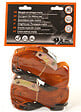 XLPTOOLS - Lot de 2 sangles 25mm à boucle. 2 crochets S.3m  XLPTOOLS - vignette