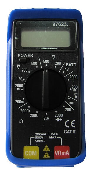 TIBELEC - Mini testeur digital - 6 fonctions - 300V AC/DC - large