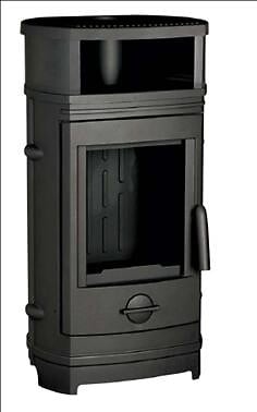 INVICTA - Poêle à bois Treville - Fonte - Anthracite - 8kW - large