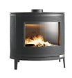 INVICTA - Poêle à bois en fonte Kaori - Anthracite - 9kW - vignette