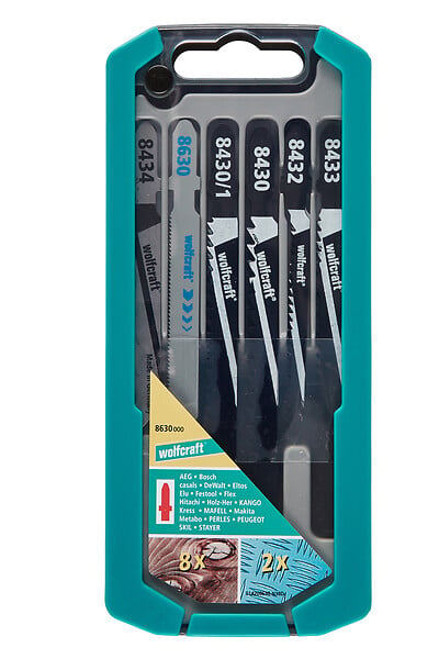 WOLFCRAFT - 1 Coffret Lames SS Bosch 10 pcs - large