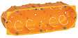 LEGRAND - Boîte à encastrer Batibox plaque de plâtre - 3 postes profondeur 40mm - vignette