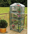 NORTENE - Petite serre de balcon Balcony 4 avec housse 70x50x158cm vert - vignette