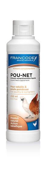 FRANCODEX - Antiparasitaire volailles POU-NET 250 ml - large