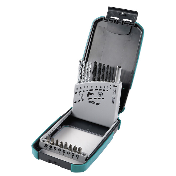 WOLFCRAFT - 1Lot AMF plâtre HCS 3 pc - large