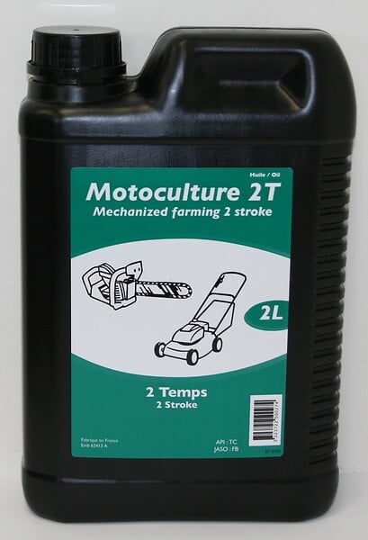 Huile 2 temps motoculture 2L - large
