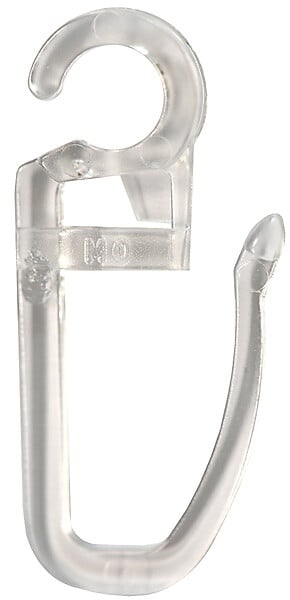 MOBOIS - Lot de 12 agrafes à ruflette cristal - Diam.11 et 20mm - large
