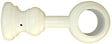 MOBOIS - 1 support a oeil recoupable 90-120mm axe/mur D.35 laque blanc - vignette