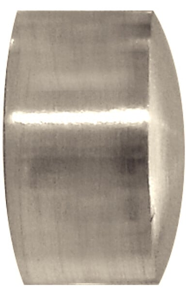 MOBOIS - Embouts fermeture tringle rideaux - Chrome brossé - 16mm - large
