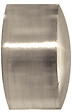 MOBOIS - Embouts fermeture tringle rideaux - Chrome brossé - 16mm - vignette