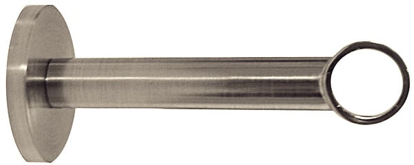 MOBOIS - Support de tringle œil métal 16mm chrome brossé - L.90mm - large