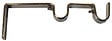 MOBOIS - 2 supports de tringle doubles, diamètre 16mm chrome brossé - vignette