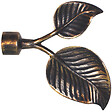 MOBOIS - Lot de 2 embouts feuille métal bronze - Diam.20mm - vignette