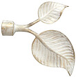 MOBOIS - Embouts double feuille métal blanc patiné - Diam.20mm - vignette