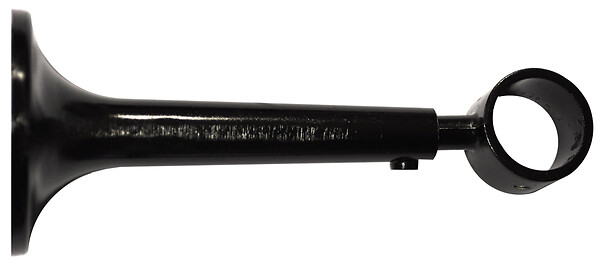MOBOIS - Support de tringle, long à oeil métal diamètre 20mm noir - large