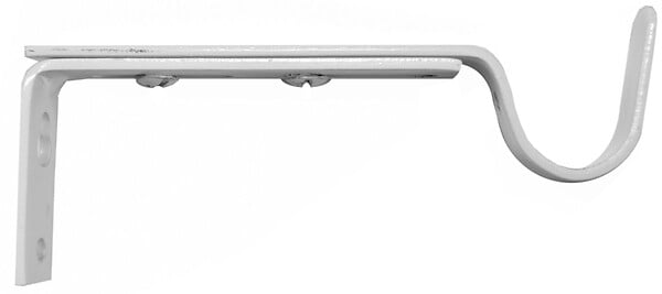 MOBOIS - 2 supports ouverts moyen, diamètre 20mm métal blanc - large