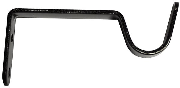 MOBOIS - 2 supports ouverts simple, diamètre 20mm métal noir - large