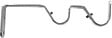 MOBOIS - 2 supports ouverts double, diamètre 20mm nickel - vignette