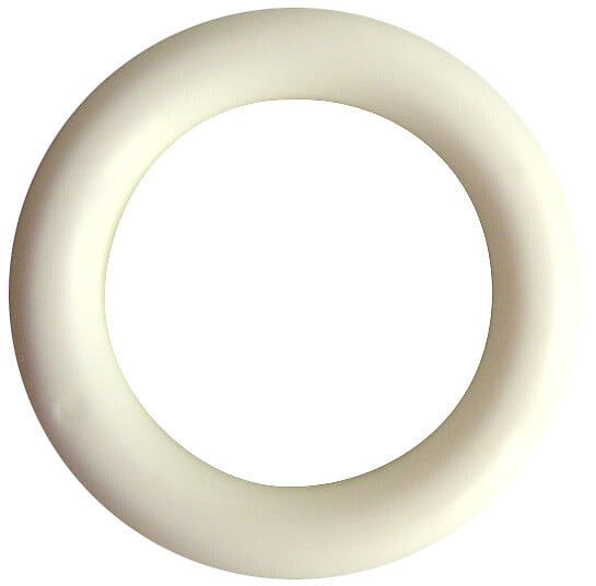 MOBOIS - 10 anneaux rideaux plastique blanc Diam.70mm Diam.35mm - large