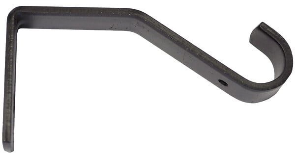 MOBOIS - 2 supports ouverts simple, diamètre 16mm métal noir - large
