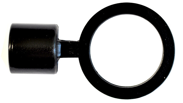 MOBOIS - Embout Rond Diamètre 16mm noir - large