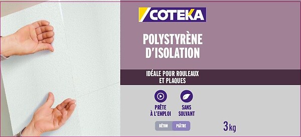 COTEKA - Colle polystyrene isolation 3kg - large
