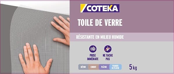 COTEKA - Colle toile de verre 5kg - large