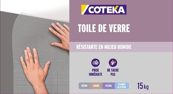 COTEKA - Colle toile de verre 15kg - large