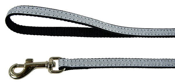 ZOLUX - Laisse pour chat - Nylon tressé lamé - Noir - 1m - large