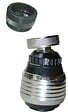 ECOUL - Douchette rotule murale 2 jets 22-24x100mm - vignette