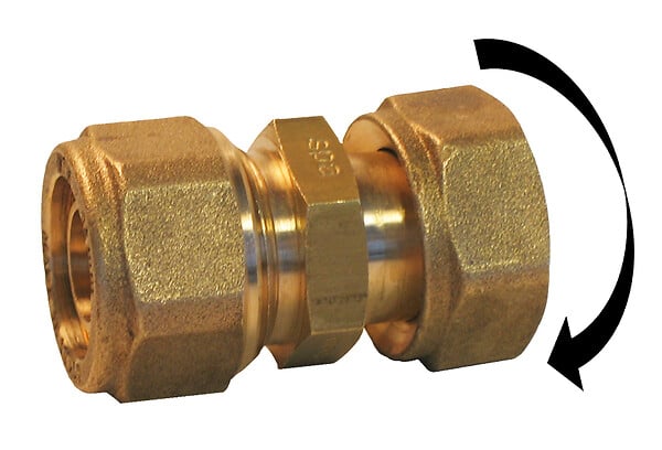NOYON & THIEBAULT - Raccord pour tube PER à compression D.12mm F. 1-2 - large