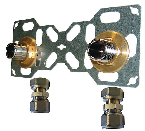 NOYON & THIEBAULT - Kit installation platine double multicouche à compression - 16mmx15cm - large