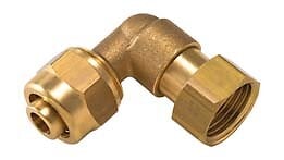 NOYON & THIEBAULT - Coude écrou libre pour PER à compression F20x27 D.20 - large