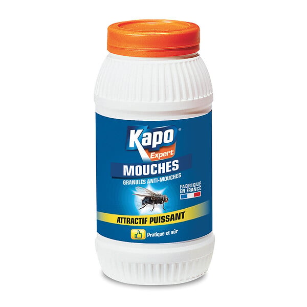 KAPO - Insecticide mouches granulés - Appât attractif - 300g - large