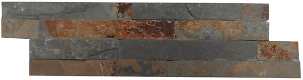 MODULO - Plaquette parement Natimur Rusty - Multicolore - L.40xl.10cm - large