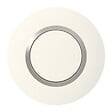 LEGRAND - Plaque ronde Dooxie 1 poste finition plume - vignette