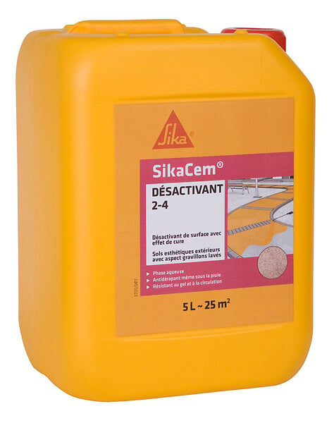 SIKA - Désactivant de surface SikaCem Désactivant 2-4 - 5L - large