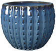 DEROMA - Pot Majorelle assorti en terre cuite émaillée - 20cm - vignette